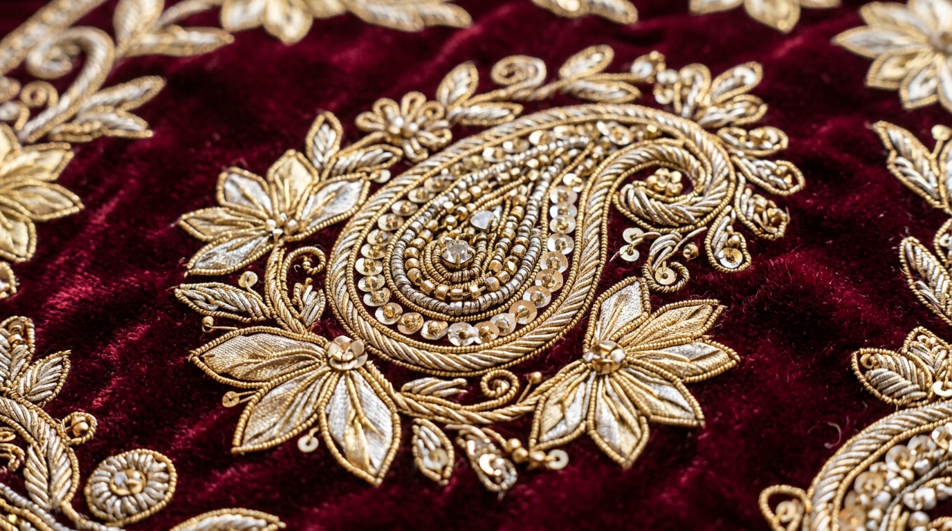 Zardosi Embroidery